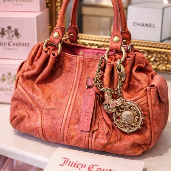 Juicy Couture Handbags - Juicy Couture Pink Shoulder Bag